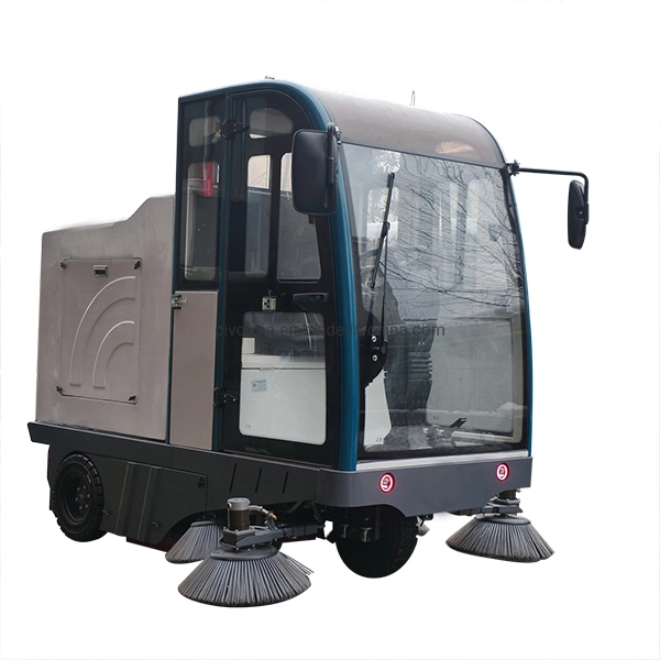 2021 New Energy Electric Road Sweeper Cleaning Machine Full Cover Street Sweeper Vehicle with CE