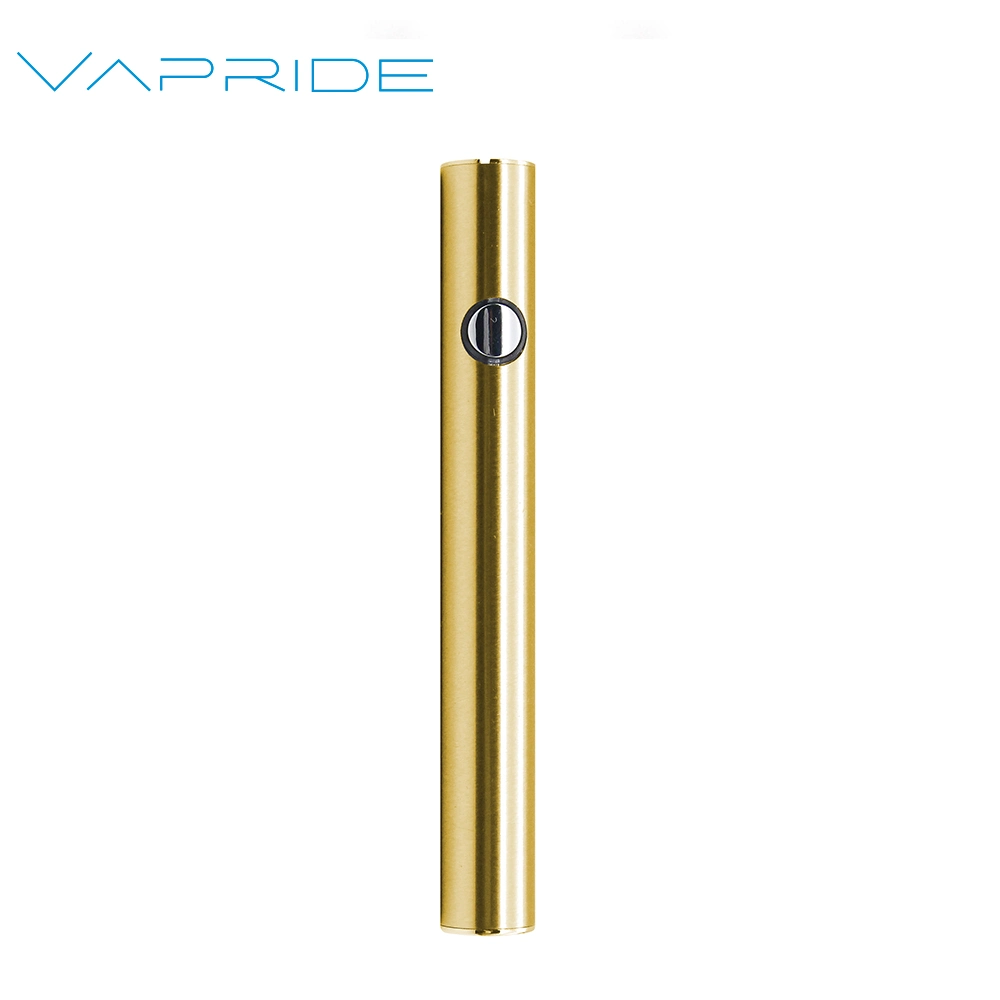 High quality/High cost performance  380mAh 510 Thread Rechargeable Vape Pen Battery with Preheating Preheat Button Voltage Adjustable Customized Custom Logo