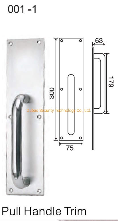 001 Stainless Steel Pull Handle for Panic Exit Device