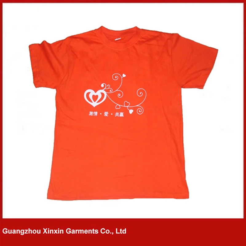 China Factory Cheap Blank Advertising T Shirts with Own Logo (R133)