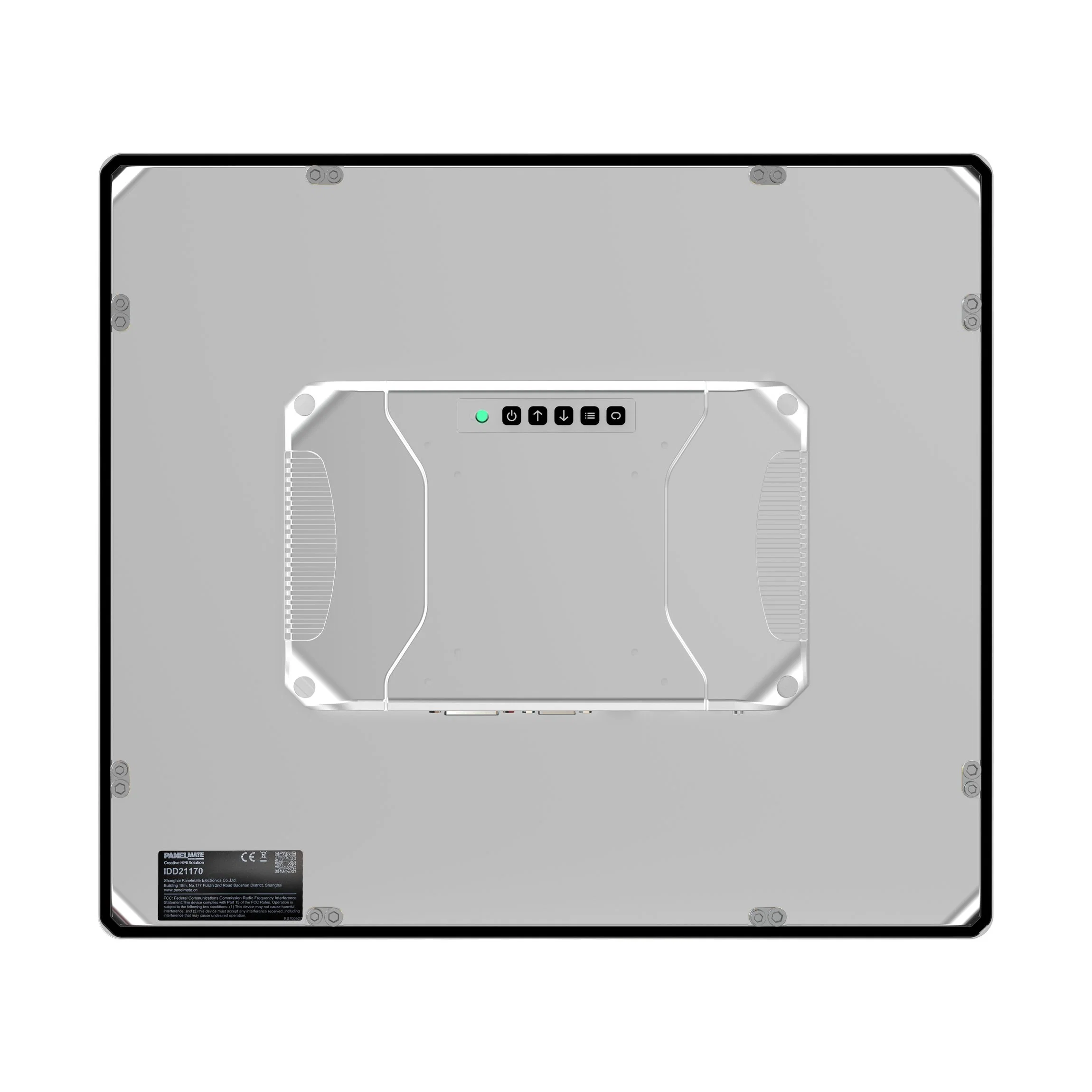 Panel de control integrado industrial de 17 pulgadas IP65 resistente al agua resistente al polvo capacitivo Pantalla táctil Monitor HMI LCD Display Fabricantes