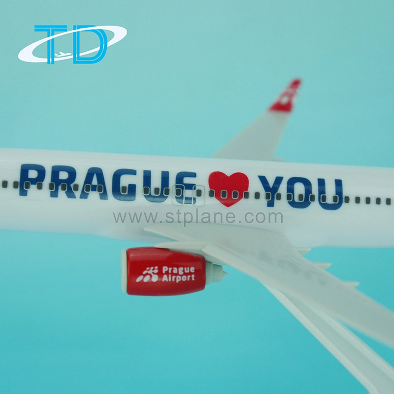 A Boeing 737-800 de Praga 1: 200 19,7 cm Avião Loja Dom