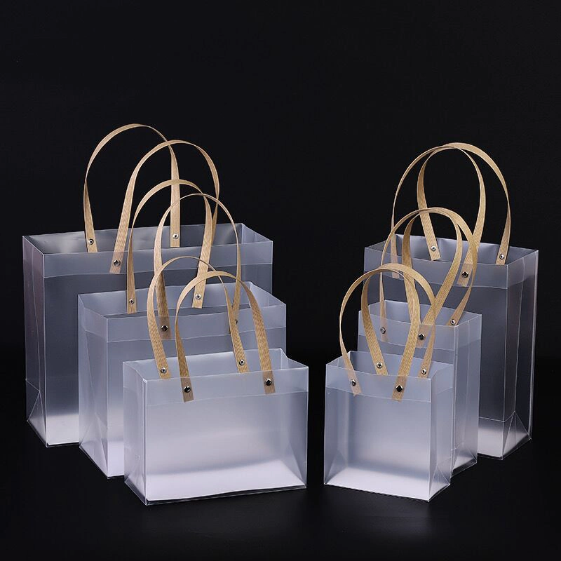 Customized Color Transparent Gift Packaging Bag PP Gift Bag