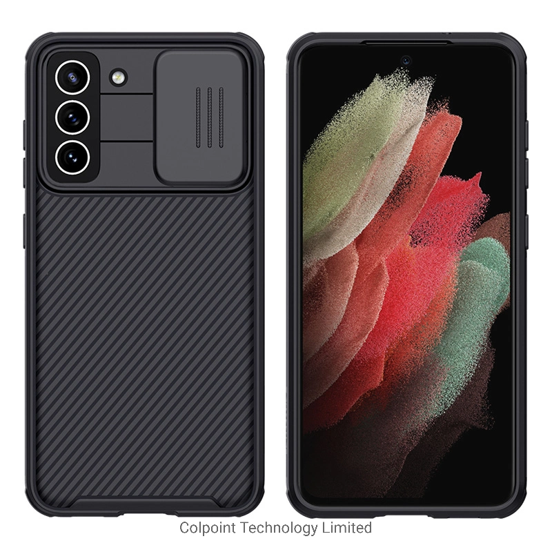 Housse de téléphone hybride Nillkin Camshield PRO avec protection de caméra pour Samsung Galaxy S21 Fe 2021 - Noir