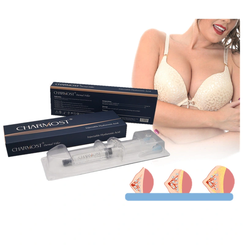 10ml Injectable Cross Linked Hyaluronic Acid Gel Injection Dermal Filler for Breasts Buttocks and Penis Enlargement