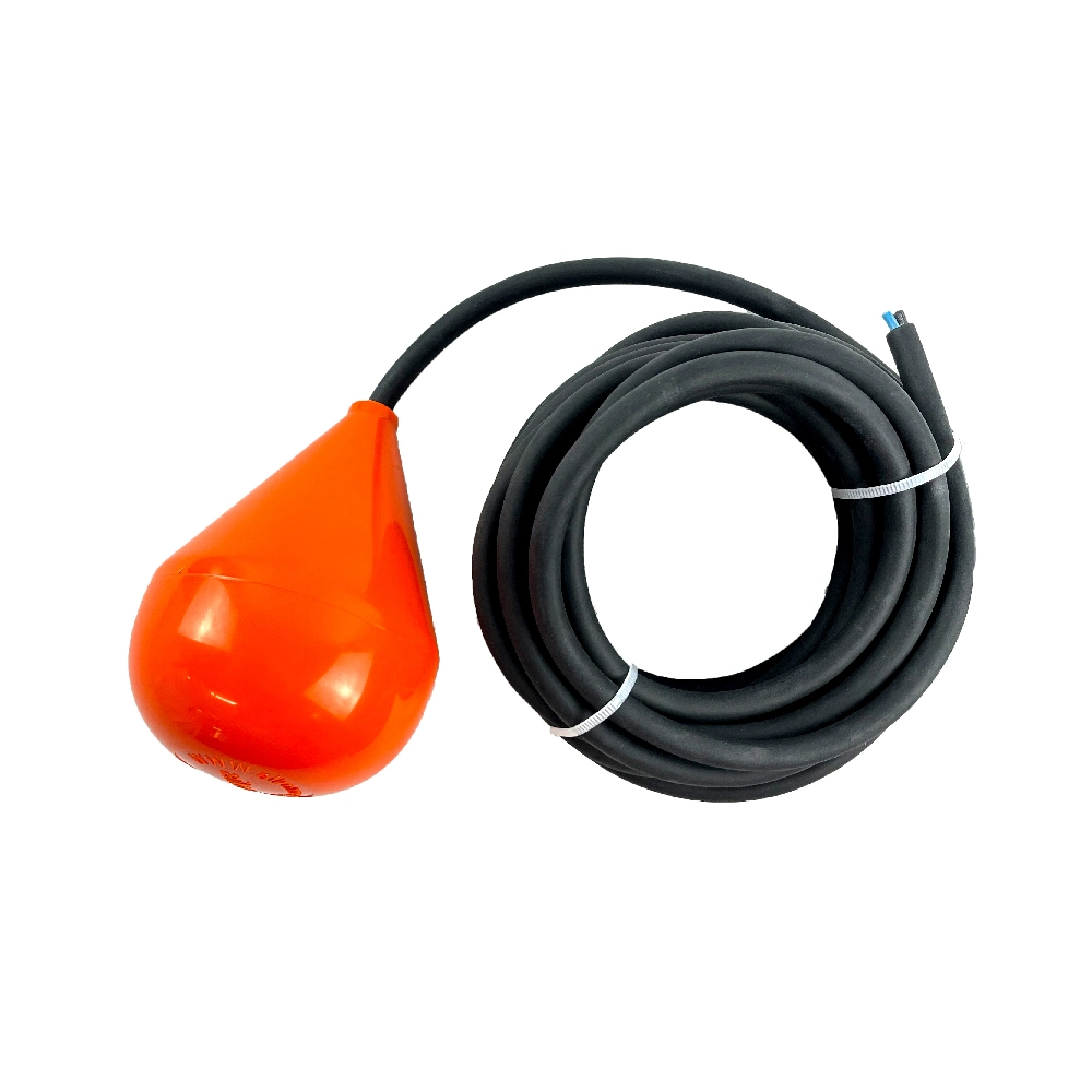 Rubber Cable Instant Stop Liquid Water Level Sensor Electric Float Switch for Water Tank