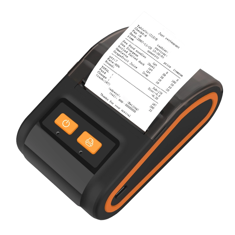 Bluetooth Thermal Printer 80mm Thermopapierrollen Drucken direkt POS Maschine