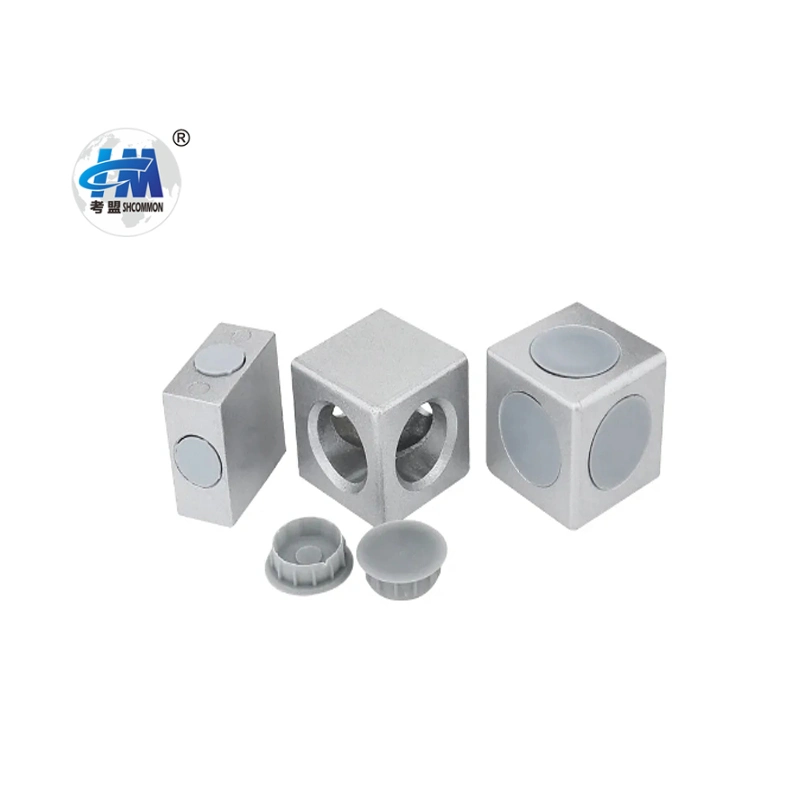 Aluminum Profile Accessories Three-Way Right-Angle Connection Block Right-Angle Connection