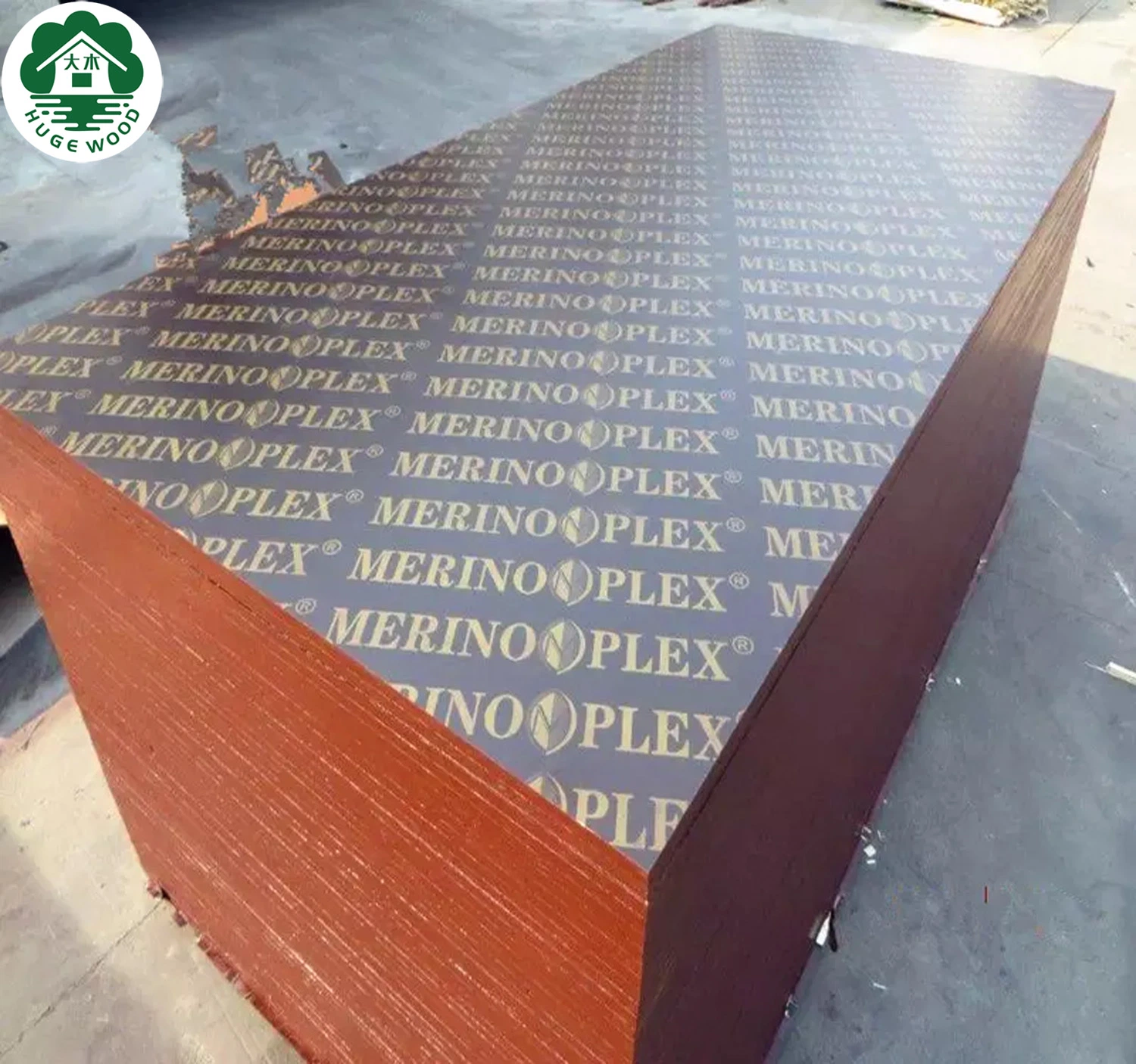 4X8 Concrete Construction Form Poplar Formwork Film Face Plywood Shuttering Plywood