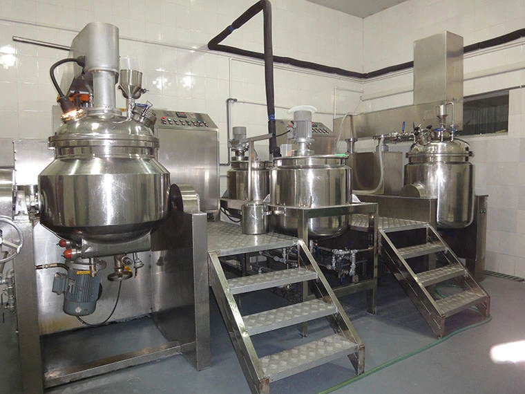 Emulsionante de emulsão, equipamento de maquinaria química, máquina emulsionante homogeneizante a vácuo