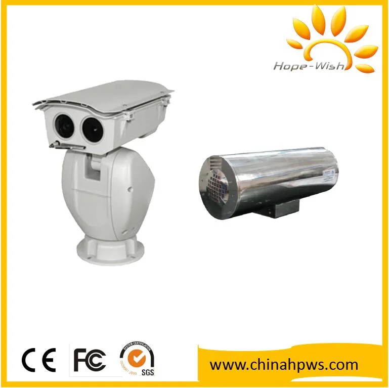 Multi-Functional Security PTZ IP Temperature Detection Thermal Camera 10m