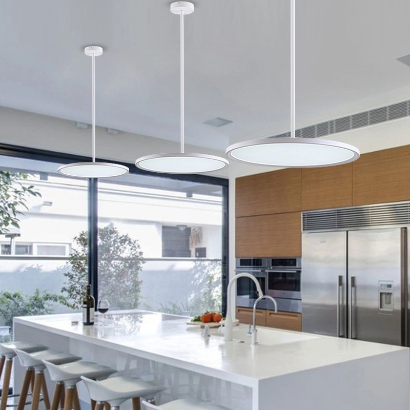 Candeeiro de mesa de jantar interior suave com tecto LED pendente, para interior Iluminação para Restaurante