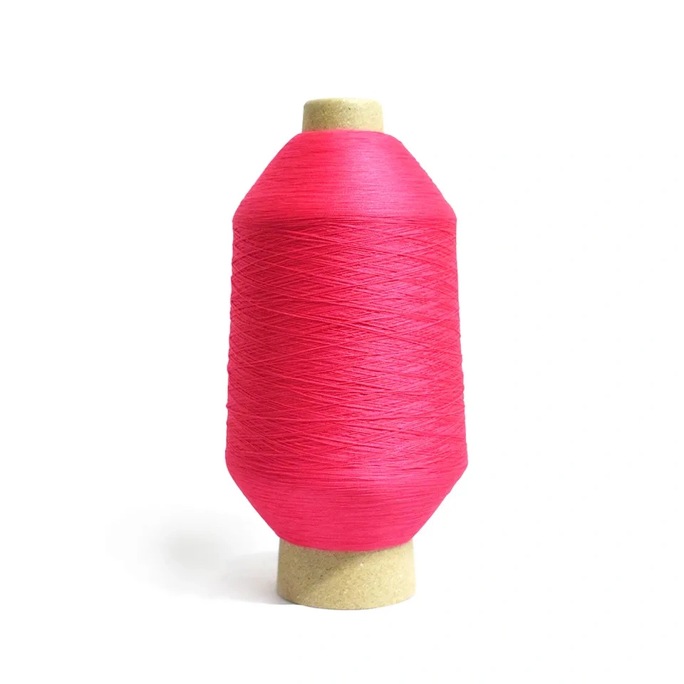 Multicolor de alta elasticidad 70D 100% Nylon grs reciclado de hilo DTY Para calcetines