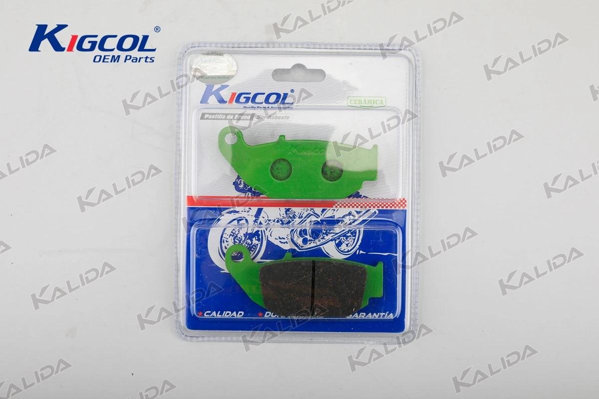 Pastilhas de travão Kigcol / calços de travão OEM de qualidade peça de motociclo Acessórios de montagem Para Honda/YAMAHA/Suzuki/Bajaj/Italika/ZS/Lifan/Loncin