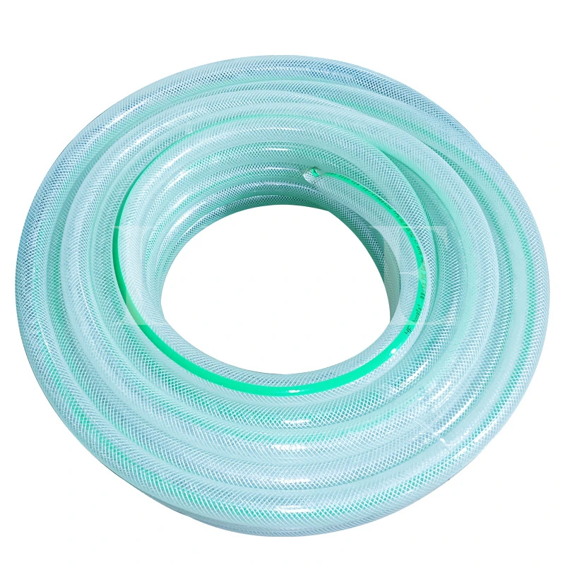 Clear Flexible Reinforced Braided PVC Hose