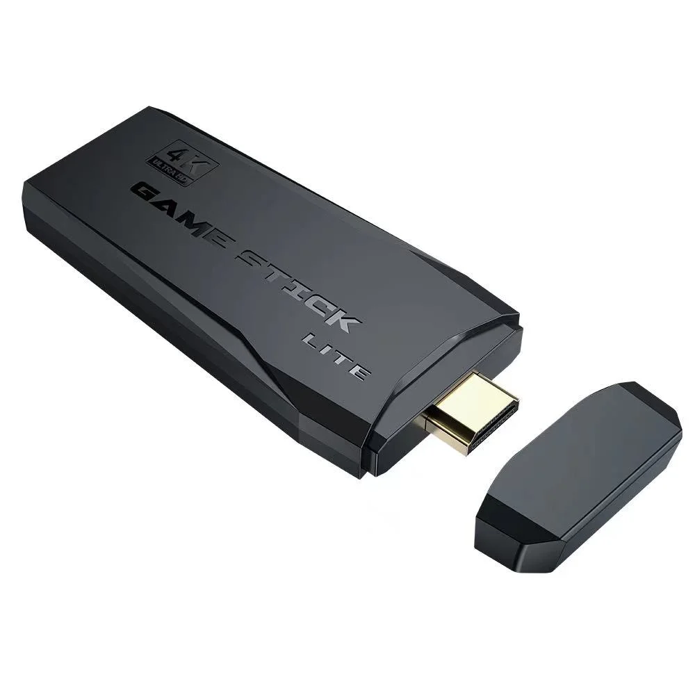 Nuevo Retro 32g 64G Consola de Juegos de Video Inalámbrica para TV 4K HD Game TV Dongle con Gamepad Incorporado 3500 Juegos para PS1/Sfc/Gba/FC M8