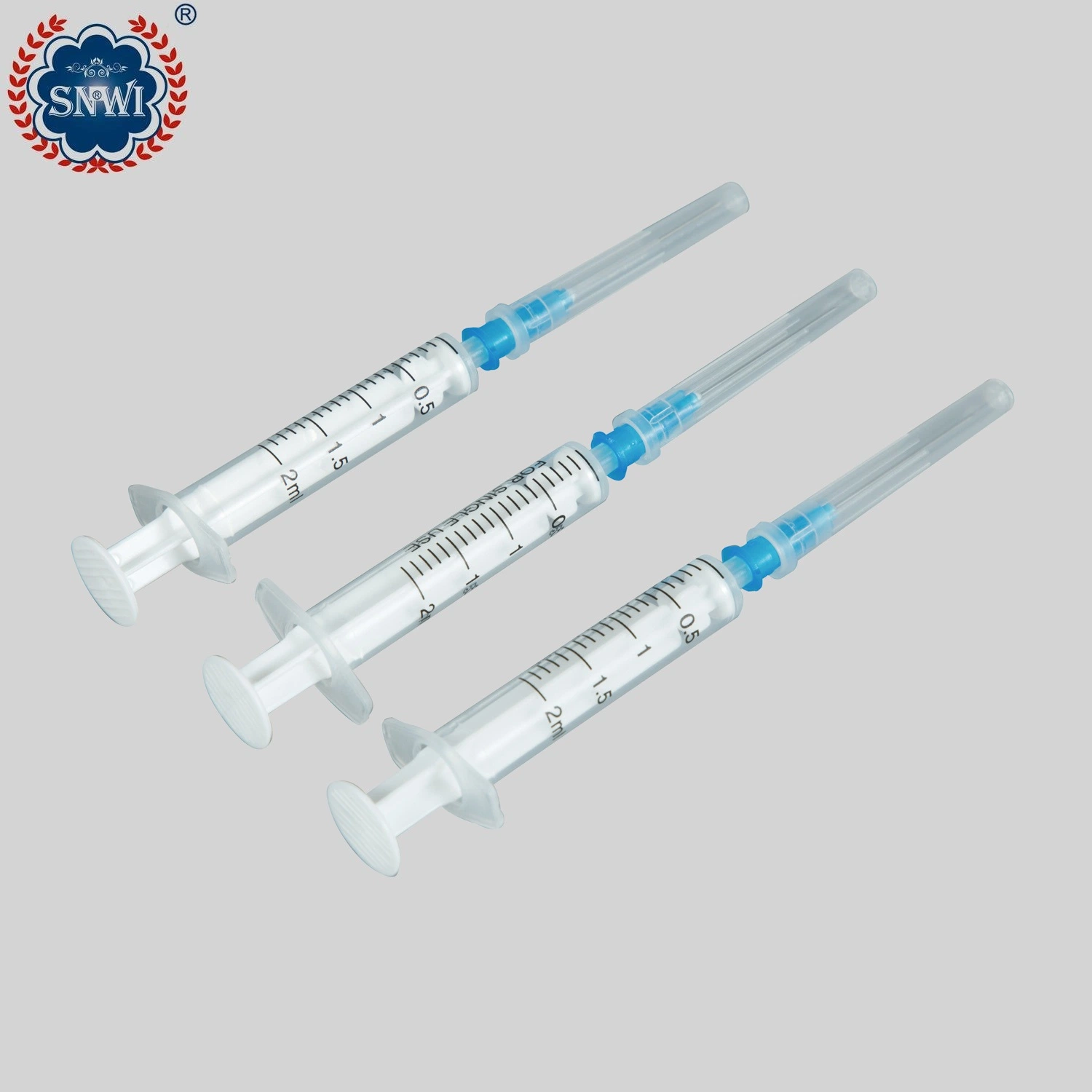 Hospital Medical Supplies 2parts 2ml 5ml 10ml 20ml Plastic Disposable Injection Syringe