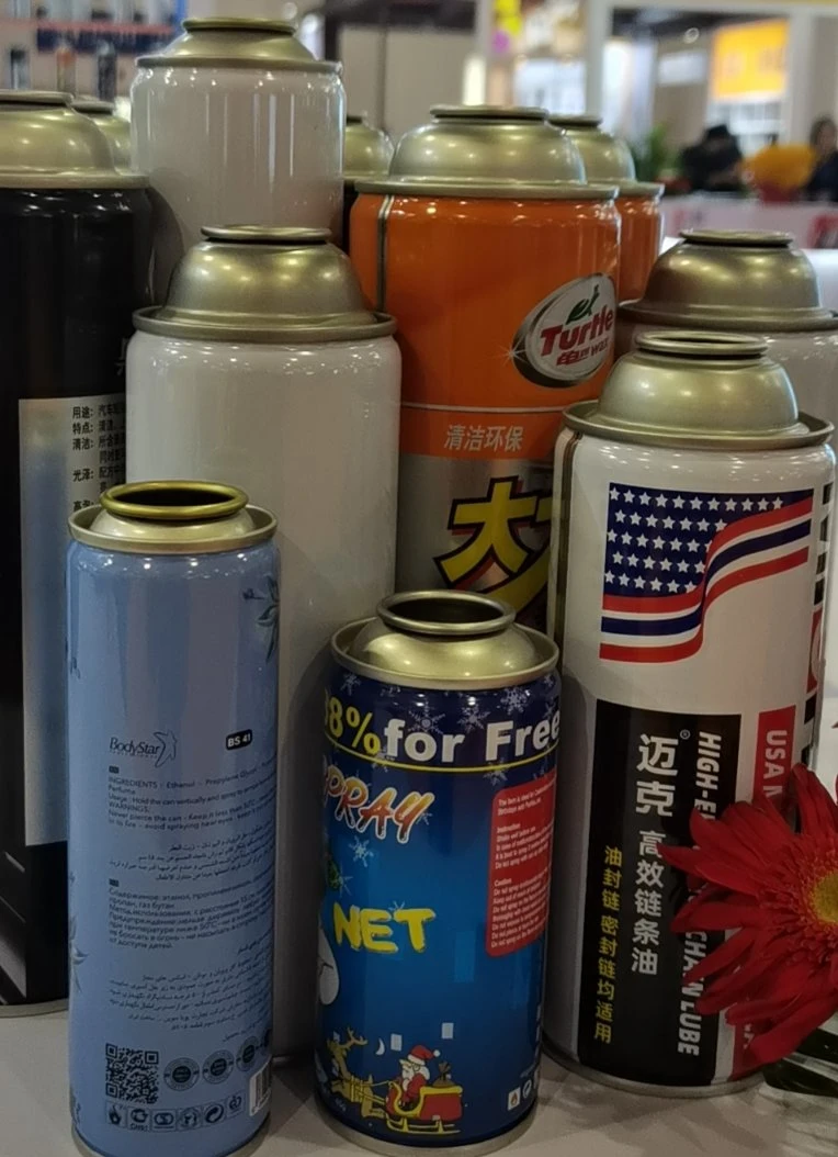 China Manufacture Metal Tins Spray Cans Aerosol Tinplate Can