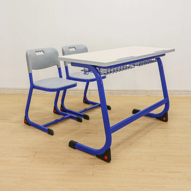 Metal Plastic Primary High School Children Classroom Seat Single Desk Chair Set