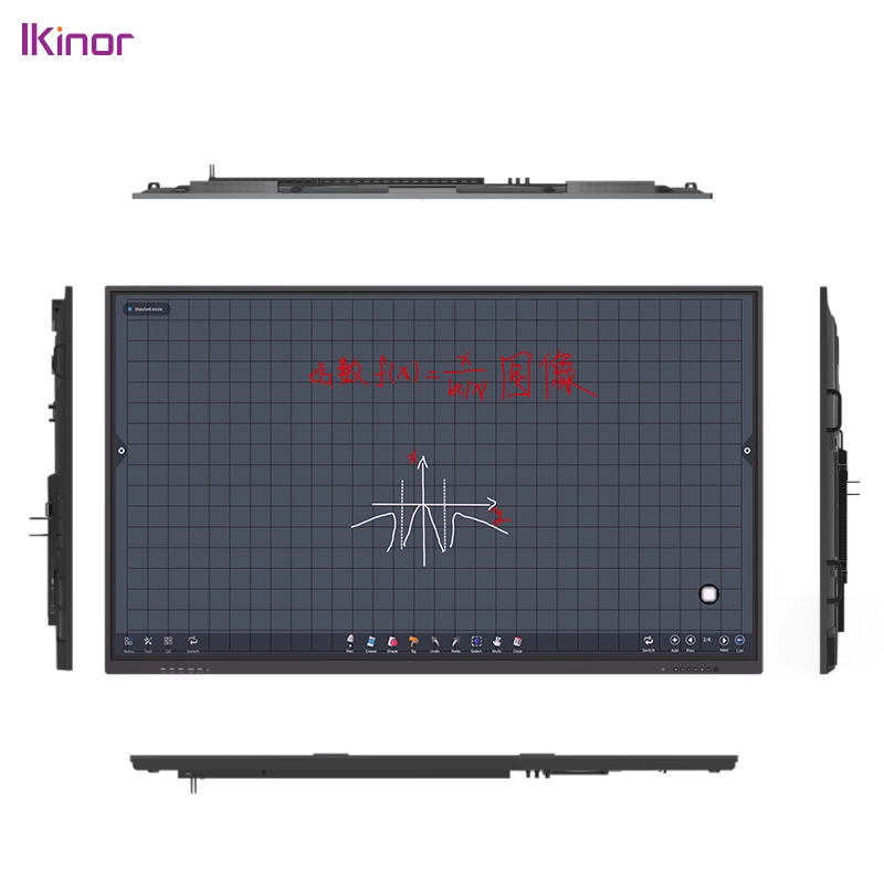 Toque de infrarrojos de Monitor de pantalla táctil interactiva de 65 pulgadas en una sola PC TV SMART Board enseñanza