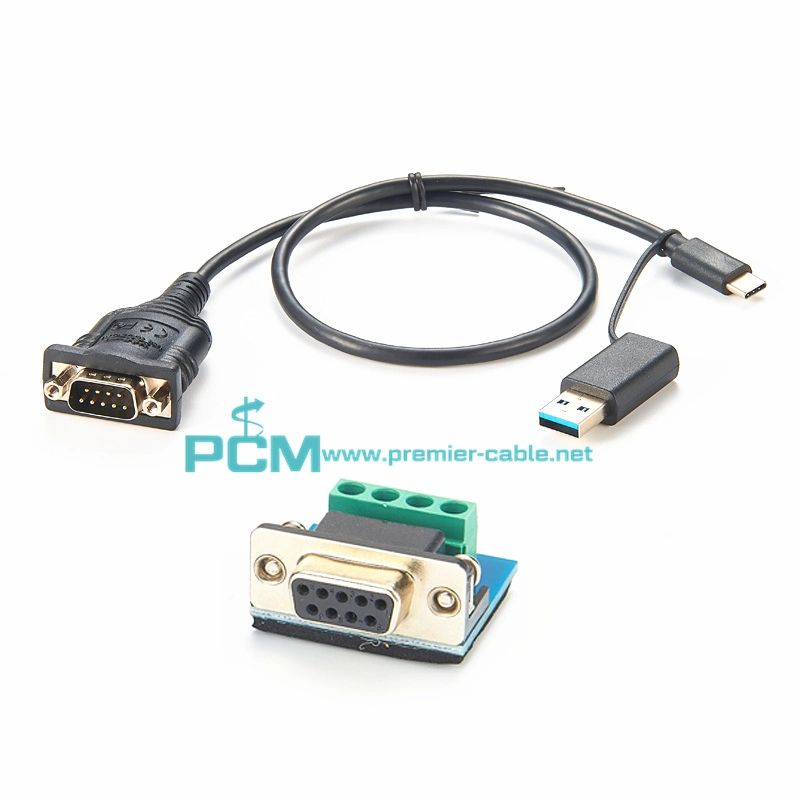 Adaptador USB a RS-485 W/Cambiador de bloque de terminales de FTDI Chip dentro