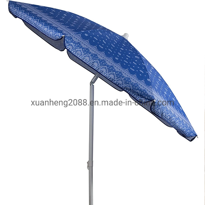 Sunshade Vintage Outdoor Luxury Wooden Beach Patio Tassel Umbrella