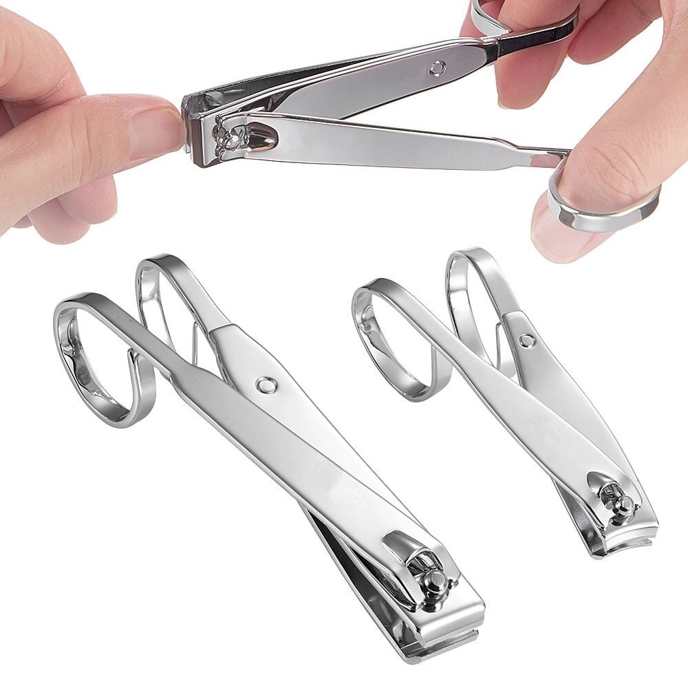 Professional Korea Model Nail Clipper Manufacturer with Electrophoresis Scissor Handle and Laser File