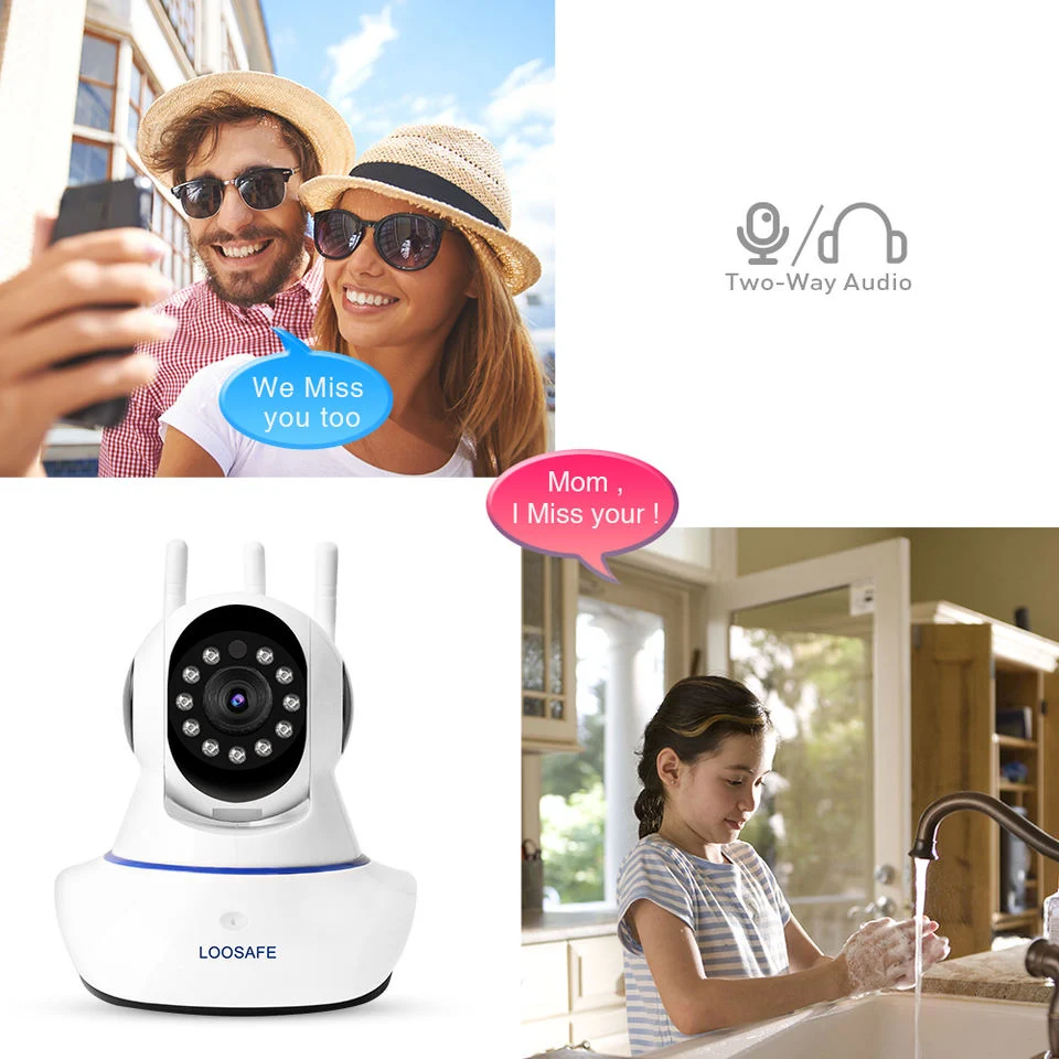 Home Security Camera Wireless with Ai Human Detection Dog Pet WiFi Camera 1080P Baby Monitor Indoor Surveillance IP Camera