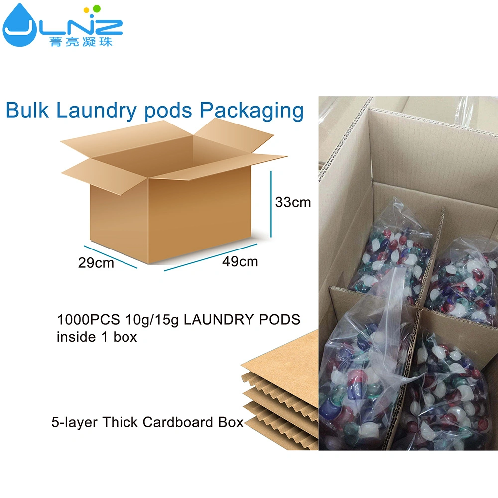 OEM ODM 3 in 1 Tough Flein Removal Laundry Beads Waschmittel Seife Perlen Washing Pods Kapsel Hersteller