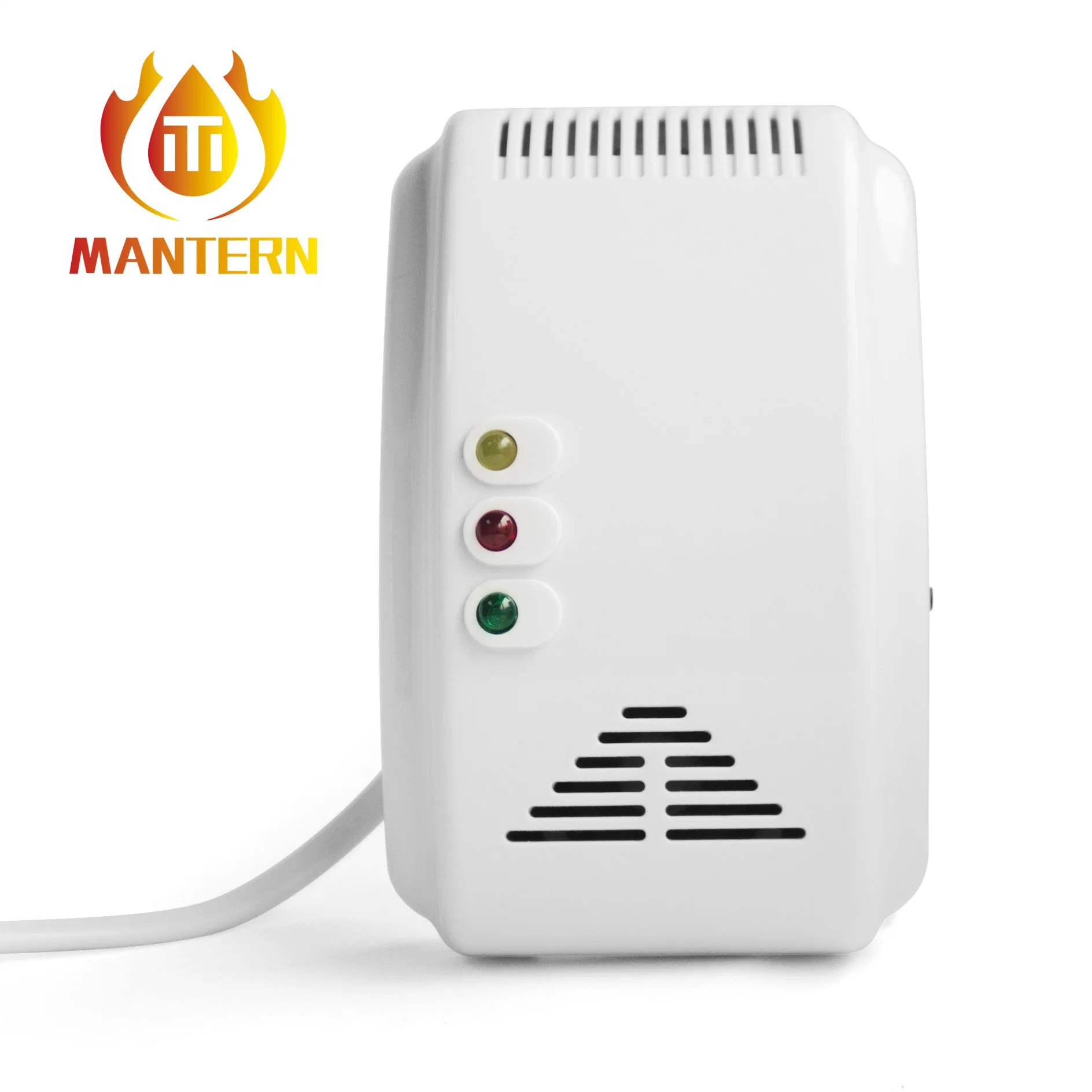 OEM ODM unabhängiger Gasleckalarm für Hausbrandalarm Flüssiggas-Leckdetektor mit Magnetventil