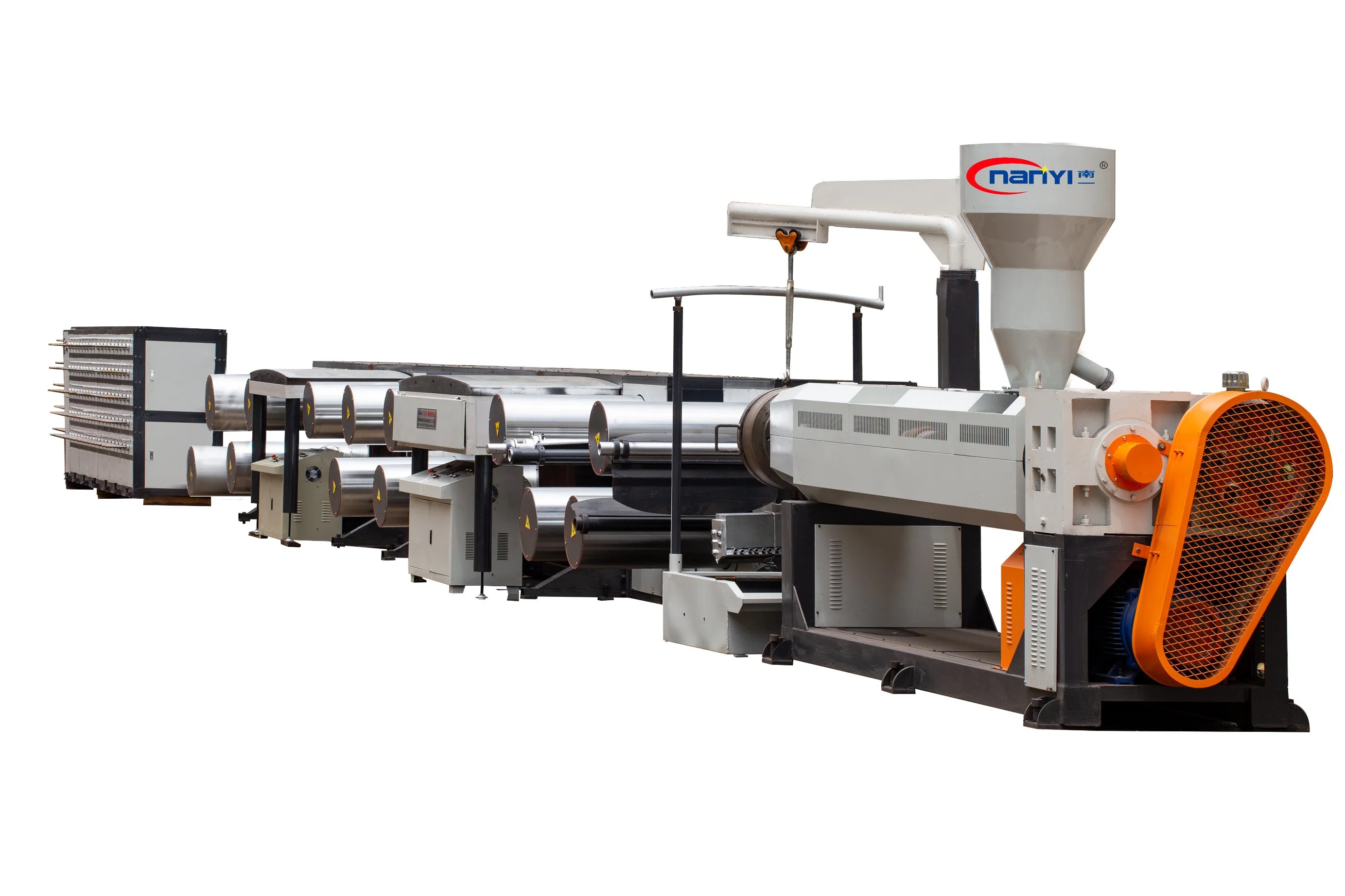 High Speed Double Screw Plastic Profile Making Machine Extrusion Line
