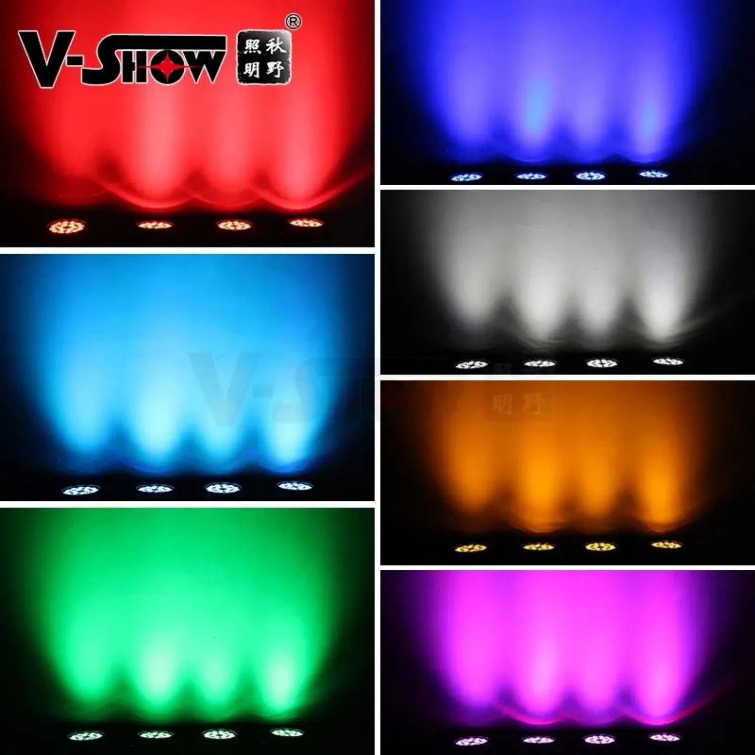 V-Show Indoor LED 18*18W RGBWA+UV 6in1 Indoor LED PAR Can Light