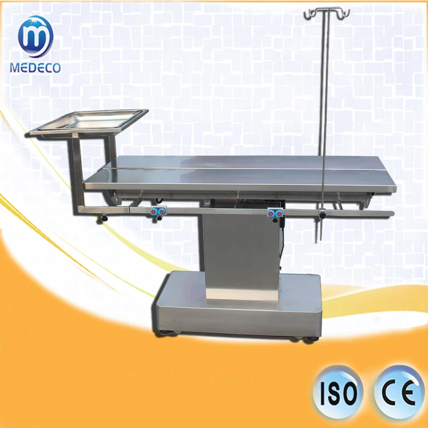 Veterinary Operating Table Pet Clinic Stainless Steel Single-Sided Tilting Table Mes-02