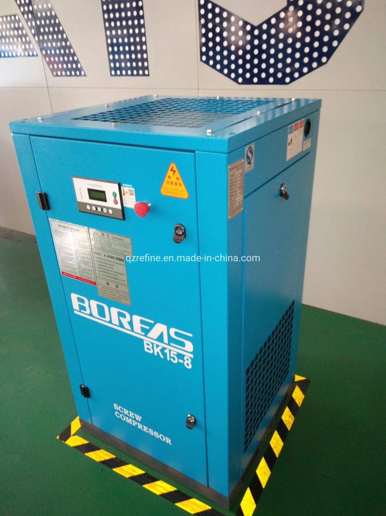 BK15-8 20HP 84CFM/8BAR Belt Connecting AC Screw Air Compressor