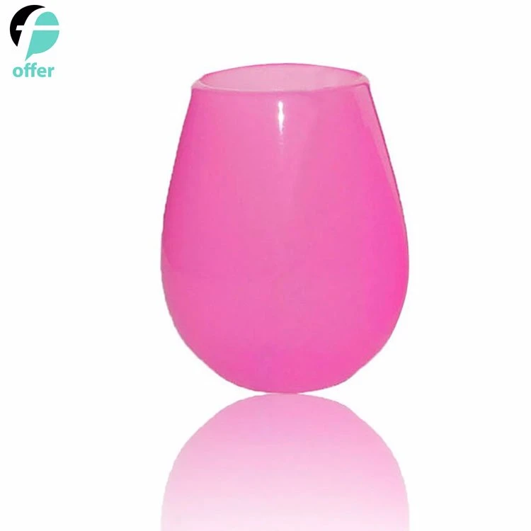 Silicone Beer Cups Silicone Wine Glasses Unbreakable Collapsible Stemless Beer Whiskey Cocktail Cups