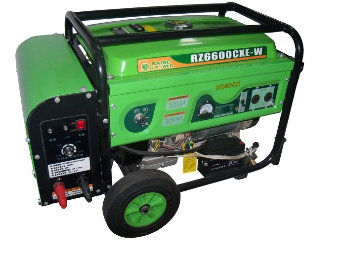 Raise 2.5kw -8kw 50~220A Gasoline Generator & Welding Machine