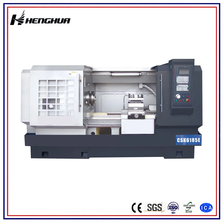 Csk6150e/Csk6163e One-Piece Casting and Hard Guide Way CNC Lathe Machine with Three-Speed Shifting of The Spindle