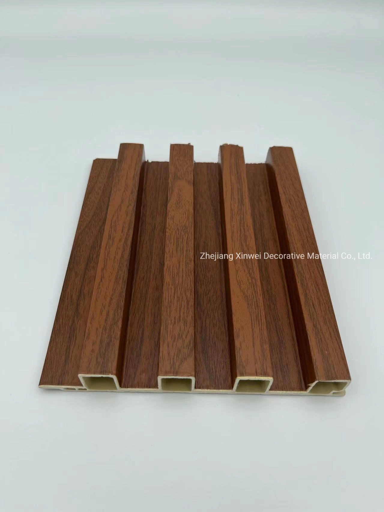 Waterproof Wood Plastic Composite Wall Panel WPC PVC Cladding Boards Interior Exterior Fluted Wall Panels WPC Wall Panel