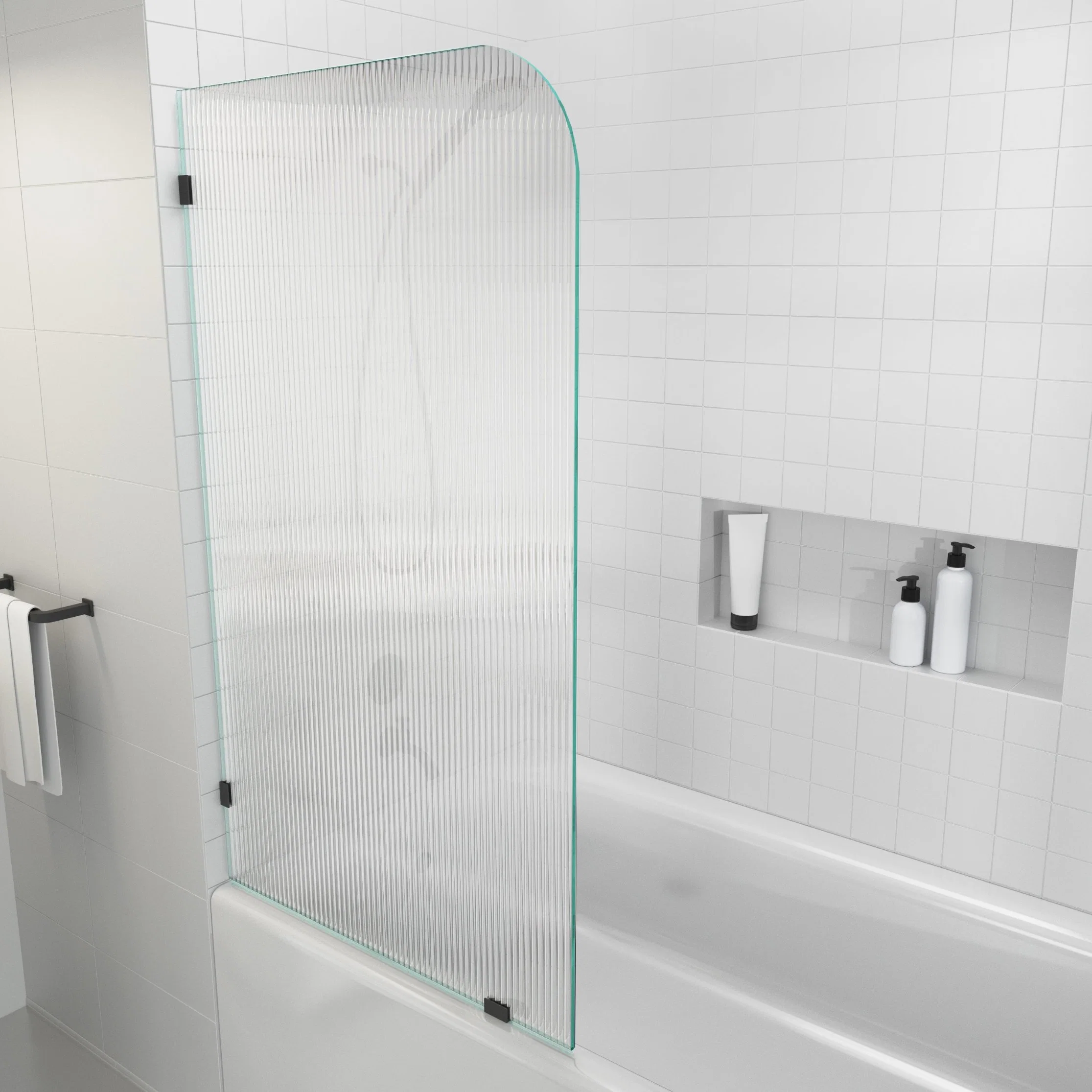 Tempered Fixed Sides of Bath and Shower Screens Glass