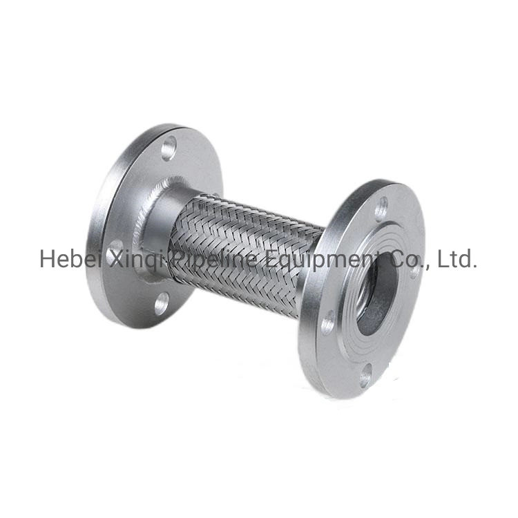 Flange Connection Stainless Steel Flexible Braided Wire Metal Hose