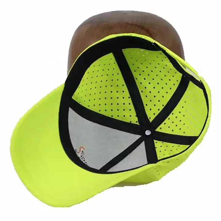 Panel 5 Quick Dry Fit Dryfit Mens Hydro láser rendimiento de poliéster impermeable agujeros perforados Golf Gorra sombrero gorras sombreros