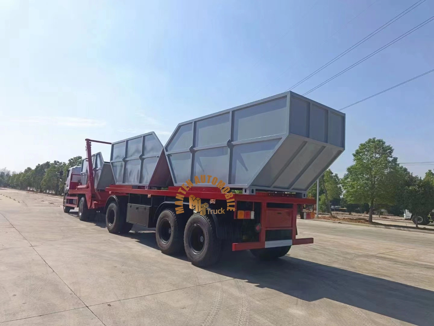 Foton Garbage Trailer 12cbm 12m3 12cu. M Skip Bin Loader Truck