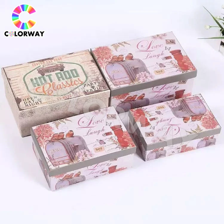 Art Paper Silver Gold Hot Stamping Cosmetic Package Box