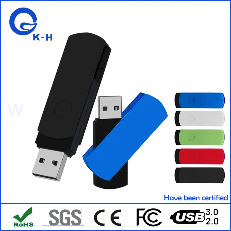 Custom Logo Swivel Memory 128GB 3.0 USB Flash Key