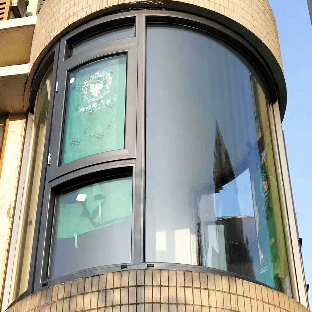 Hurricane Impact Französisch Round House Verwendet Aluminium Doppelverglasung Glas Preis Für Schiebefenster
