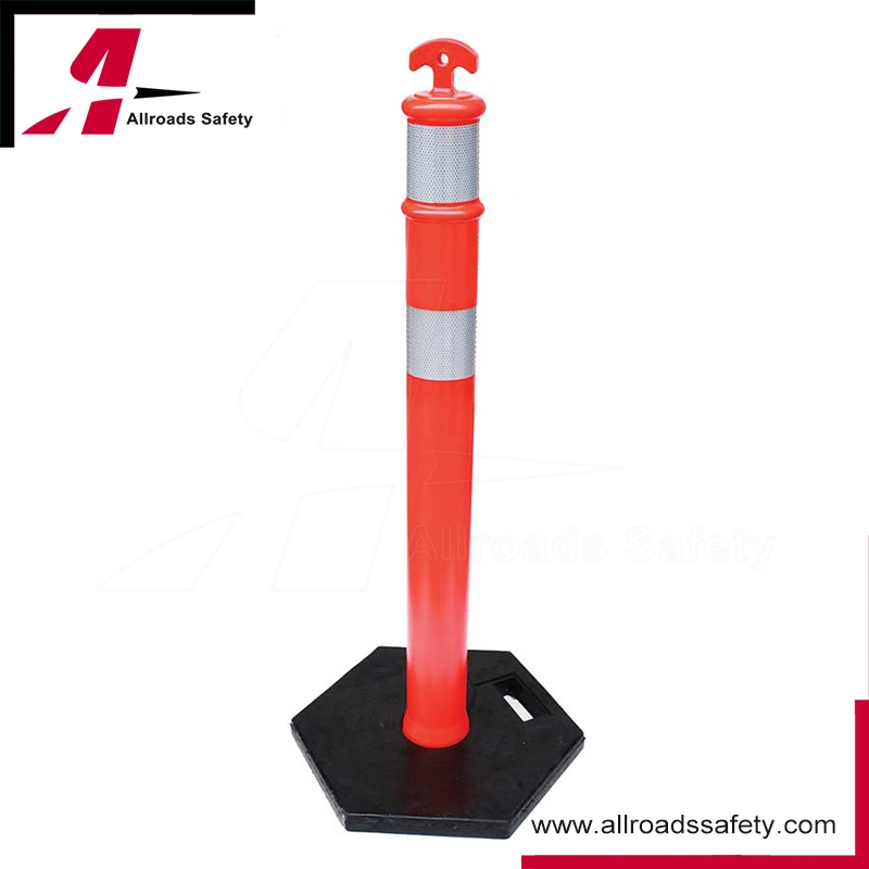 110cm Highly Reflective Reboundable Road Delineator Traffic Works Post