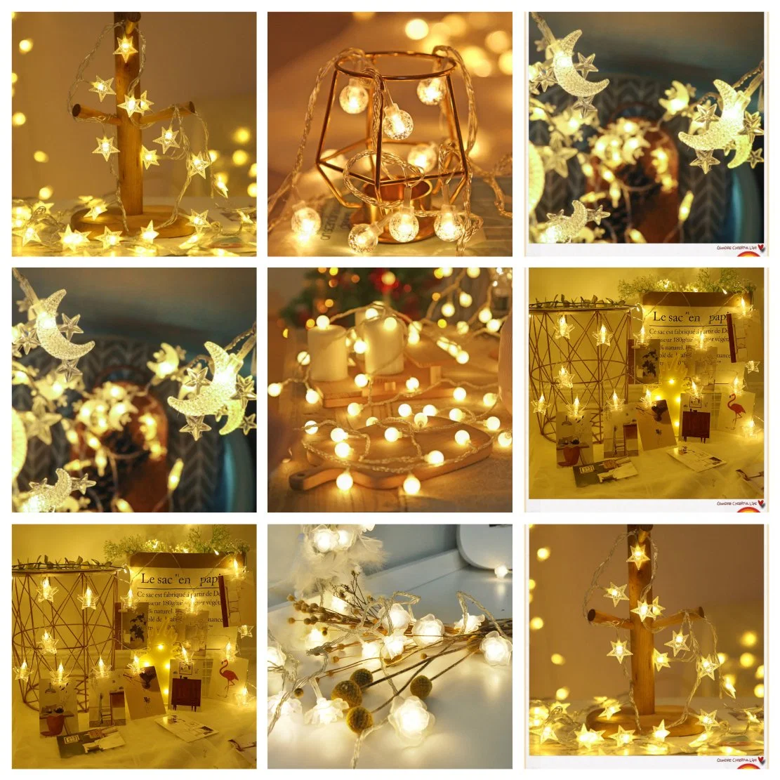 China Wholesale Price Outdoor House Hanging Craft Light Hanging Ornament Light Outdoor House Colour Ball Light Outdoor House Laser Light Decorative Light