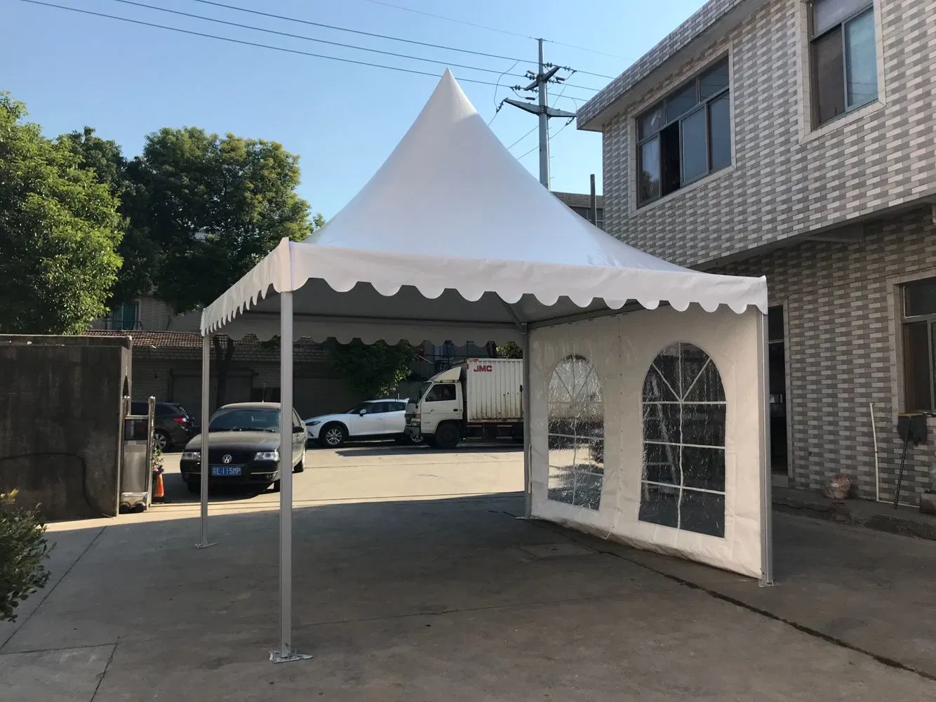 Outdoor Party Event Exhibition Tent Aluminum Pop up Beach Pagoda Gazebo Canopy