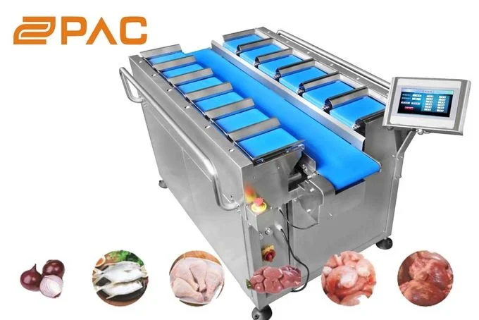 Vegetable, Fruits, Meat Online Weighing Machine Combination Weigher with 12 Scales Efficient and Convenient Use Auto Checkweigher