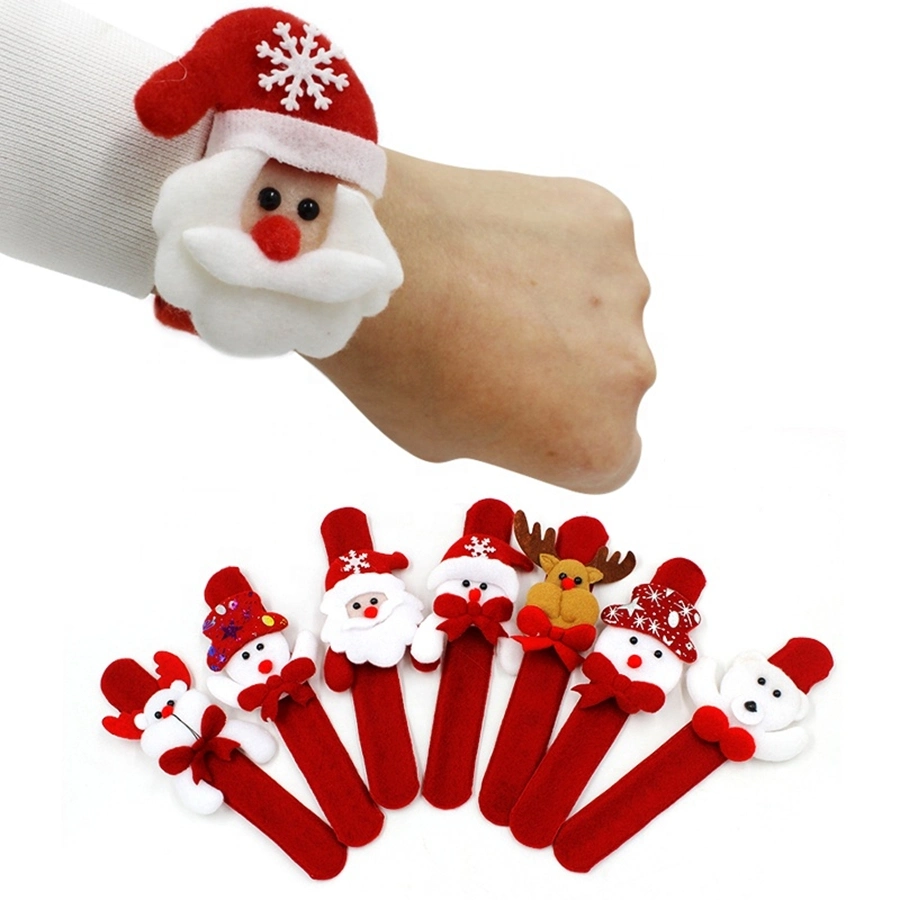 Pulseira luminosa de Natal com sesta e luz noturna, pulseira magnética Pulseiras LED e decorações de Natal Toy